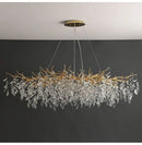 GobekUsa Luxury Crystal Chandelier with LED Lights