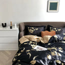 GobekUsa Luxury Egyptian Cotton Bedding Set - Flamingo Leaf