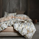 GobekUsa Luxury Egyptian Cotton Bedding Set - Flamingo Leaf