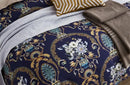 GobekUsa Luxury Egyptian Cotton Bedding Set - Flamingo Leaf