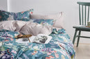 GobekUsa Luxury Egyptian Cotton Bedding Set - Flamingo Leaf Pattern