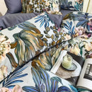 GobekUsa Luxury Egyptian Cotton Bedding Set - Flamingo Leaf Pattern