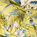 GobekUsa Luxury Egyptian Cotton Bedding Set - Flamingo Leaf Pattern