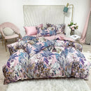 GobekUsa Luxury Egyptian Cotton Bedding Set - Flamingo Leaf Pattern