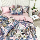 GobekUsa Luxury Egyptian Cotton Bedding Set - Flamingo Leaf Pattern