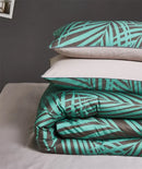 GobekUsa Luxury Egyptian Cotton Bedding Set - Flamingo Leaf Pattern