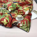 GobekUsa Luxury Egyptian Cotton Bedding Set - Flamingo Leaf Pattern