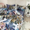 GobekUsa Luxury Egyptian Cotton Bedding Set - Flamingo Leaf Pattern