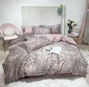 GobekUsa Luxury Egyptian Cotton Bedding Set - Flamingo Leaf Pattern