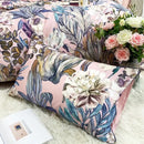 GobekUsa Luxury Egyptian Cotton Bedding Set - Flamingo Leaf Pattern