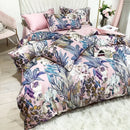 GobekUsa Luxury Egyptian Cotton Bedding Set - Flamingo Leaf Pattern