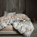 GobekUsa Luxury Egyptian Cotton Bedding Set - Flamingo Leaf Pattern