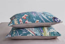 GobekUsa Luxury Egyptian Cotton Bedding Set - Flamingo Leaf Pattern