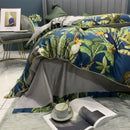 GobekUsa Luxury Egyptian Cotton Bedding Set - Flamingo Leaf Pattern