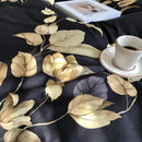 GobekUsa Luxury Egyptian Cotton Bedding Set - Flamingo Leaf Pattern