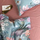 GobekUsa Luxury Egyptian Cotton Bedding Set - Flamingo Leaf
