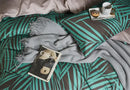 GobekUsa Luxury Egyptian Cotton Bedding Set - Flamingo Leaf