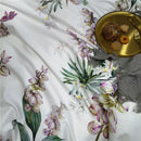 GobekUsa Luxury Egyptian Cotton Bedding Set - Flamingo Leaf