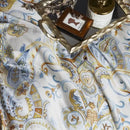 GobekUsa Luxury Egyptian Cotton Bedding Set with Flamingo Print