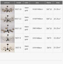 GobekUsa Luxury Glass Ball Nordic Chandeliers - Dimmable
