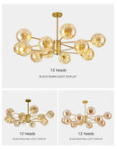 GobekUsa Luxury Glass Ball Nordic Chandeliers - Dimmable