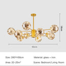 GobekUsa Luxury Glass Ball Nordic Chandeliers - Dimmable
