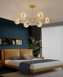GobekUsa Luxury Glass Ball Nordic Chandeliers - Dimmable