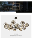 GobekUsa Luxury Glass Ball Nordic Chandeliers - Dimmable