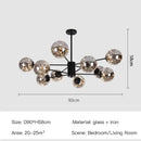 GobekUsa Luxury Glass Ball Nordic Chandeliers - Dimmable