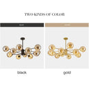 GobekUsa Luxury Glass Ball Nordic Chandeliers - Dimmable