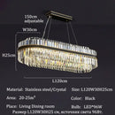 GobekUsa Luxury LED Crystal Chandelier for Home Decor