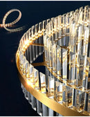 GobekUsa Luxury LED Crystal Chandelier for Home Decor