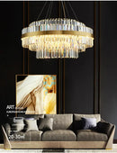 GobekUsa Luxury LED Crystal Chandelier for Home Decor