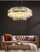 GobekUsa Luxury LED Crystal Chandelier for Home Decor