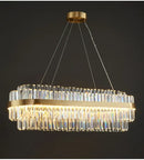 GobekUsa Luxury LED Crystal Chandelier for Home Decor