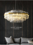 GobekUsa Luxury LED Crystal Chandelier for Home Decor