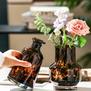 GobekUsa Luxury Leopard Glass Vase for Home Decor