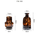 Luxury leopard glass vase amber tortoiseshell living room decor by Decorbites