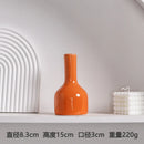 GobekUsa Luxury Modern Ceramic Flower Vase Orange