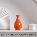 GobekUsa Luxury Modern Ceramic Flower Vase Orange