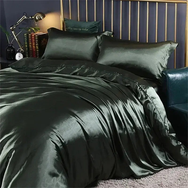 GobekUsa Luxury Mulberry Silk Bedding Set with Sheets, photo 22 of 40