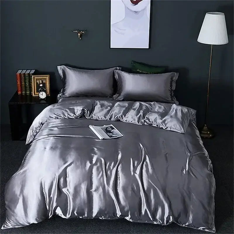 GobekUsa Luxury Mulberry Silk Bedding Set with Sheets, photo 36 of 40