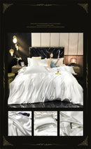 GobekUsa Luxury Mulberry Silk Queen Bedding Set