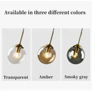 GobekUsa Luxury Nordic LED Chandelier with Glass Shades