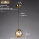 GobekUsa Luxury Nordic LED Chandelier with Glass Shades