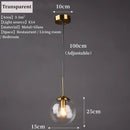GobekUsa Luxury Nordic LED Chandelier with Glass Shades