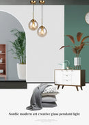 GobekUsa Luxury Nordic LED Chandelier with Glass Shades