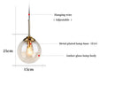 GobekUsa Luxury Nordic LED Chandelier with Glass Shades