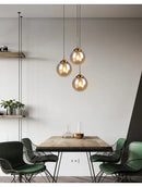 GobekUsa Luxury Nordic LED Chandelier with Glass Shades