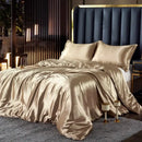 GobekUsa Luxury Nordic Silk Bedding Set for Summer